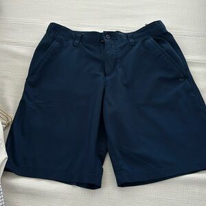 Underarmour boys performance navy shorts